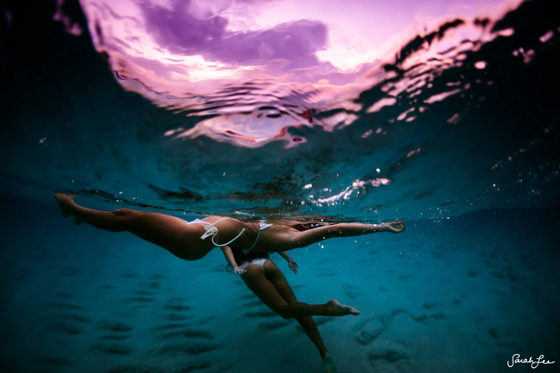 Pikai Bikinis Hawaii Underwater Photo Shoot — Sarah Lee Photo