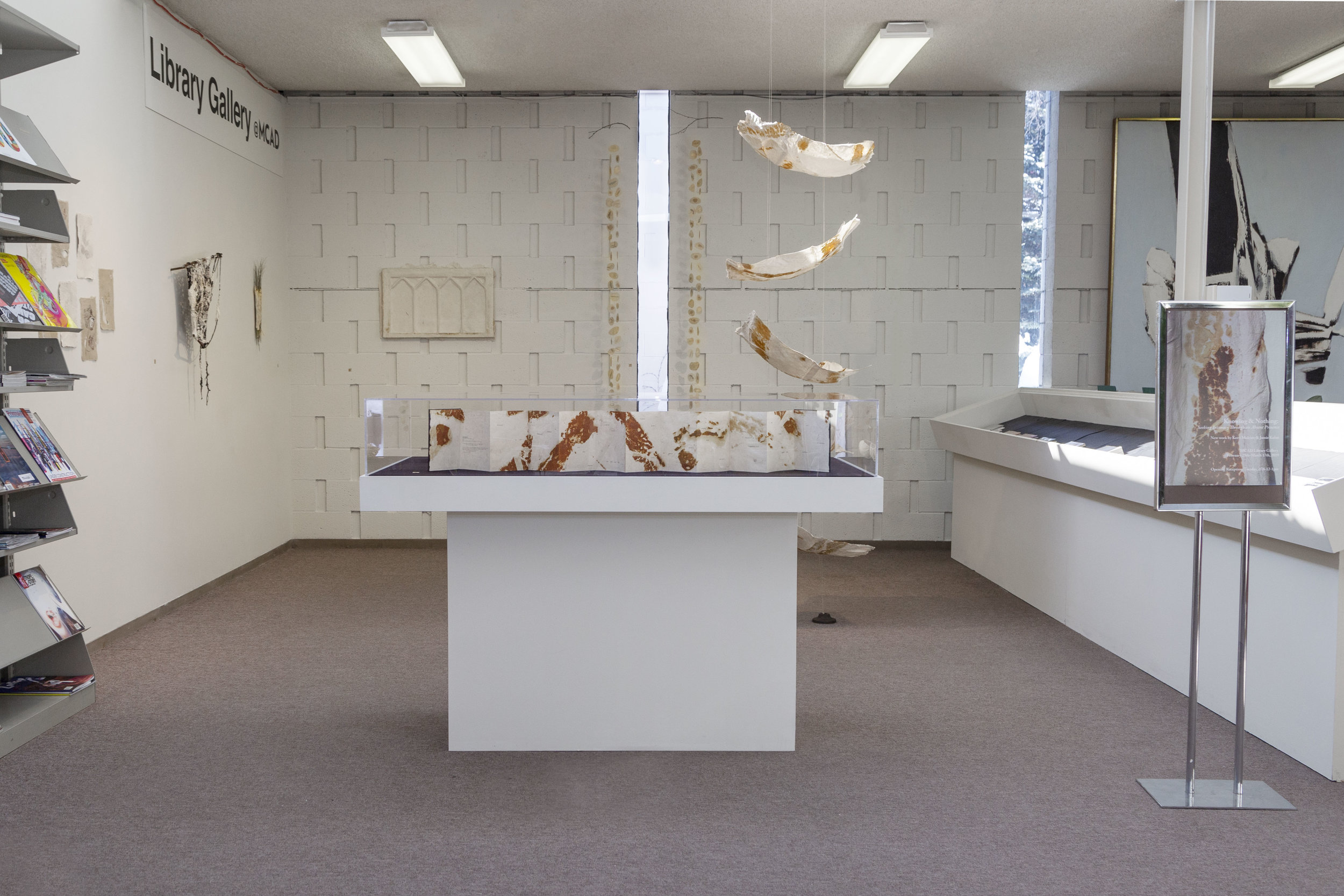   Knowing &amp; Nothing: Seeing Intimacy Through an Absent Presence   Library Gallery, Minneapolis College of Art and Design.  2019    An exhibition of new work created in collaboration with Kerri Mulcare, where themes of intimacy, loss, ephemerality