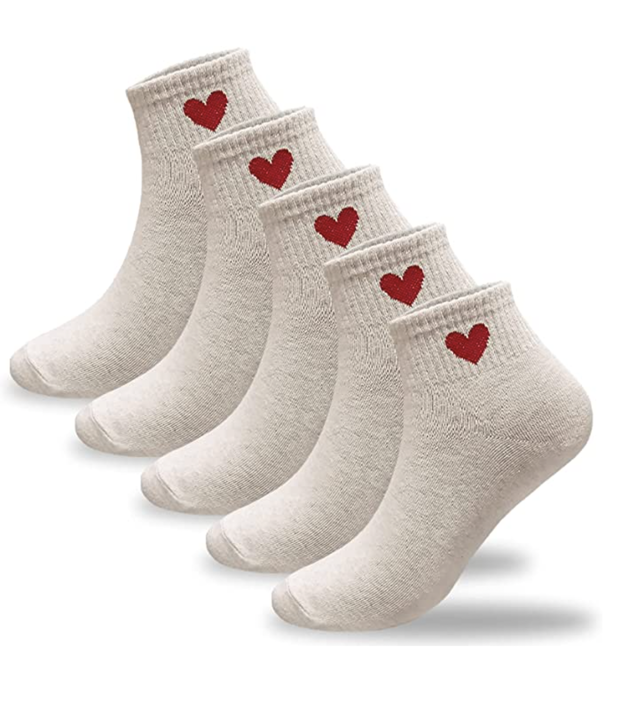Amazon Heart Crew Socks