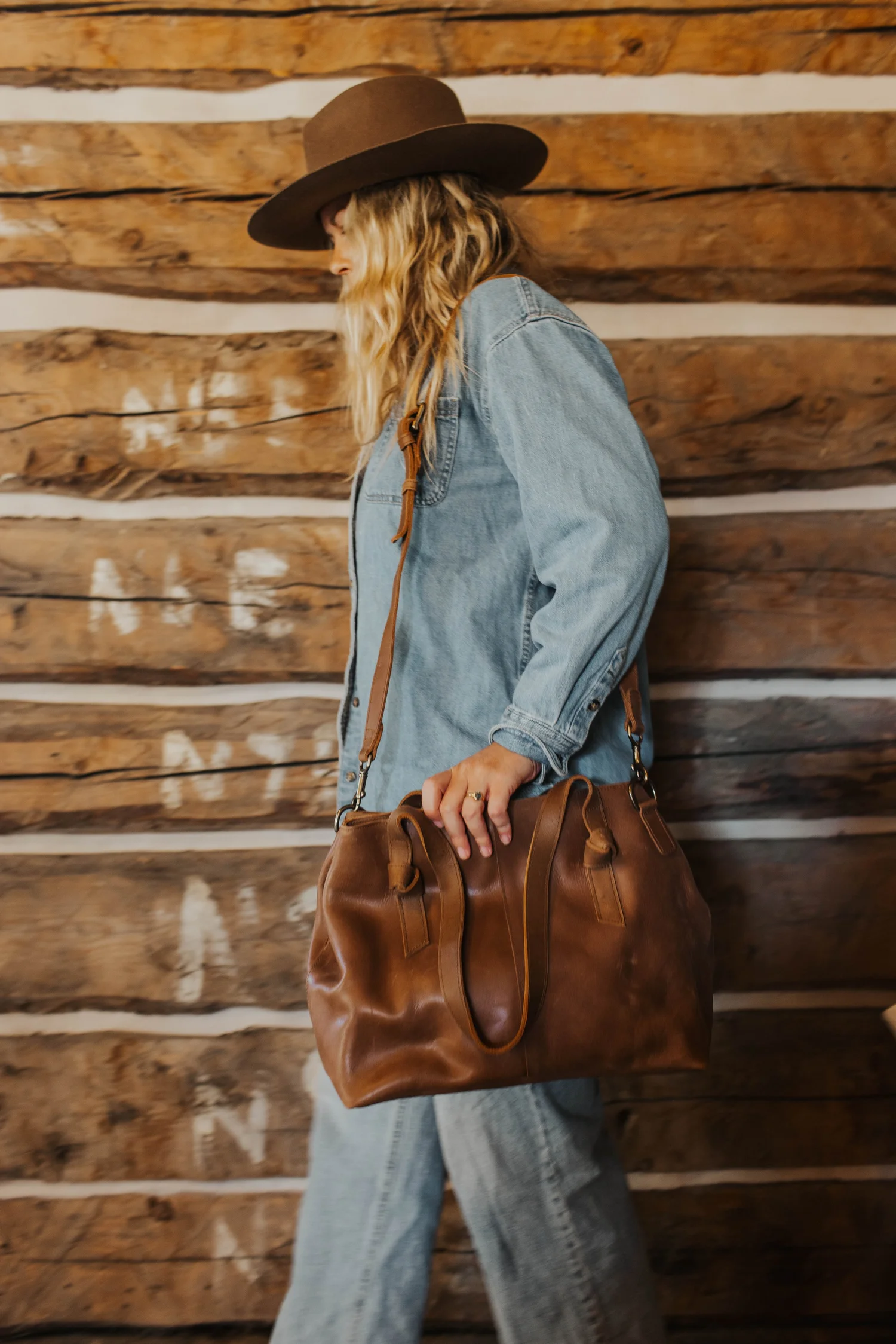 バッグ vintage utility leather shoulder bag Leather Utility Crossbody Bag — ROOT HOUSE Coffee + Shop