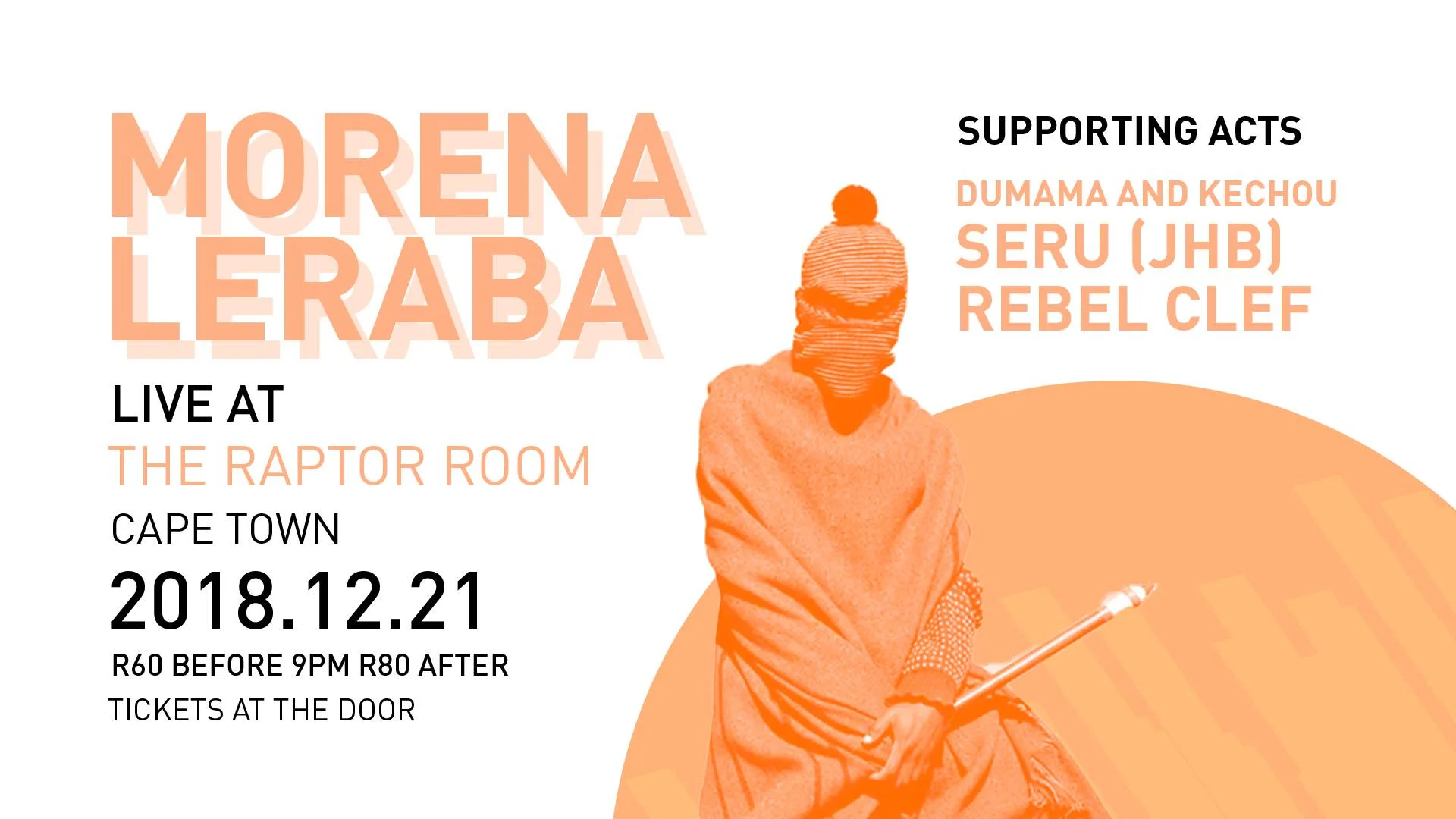 Supporting Morena Leraba at the Raptor Room 