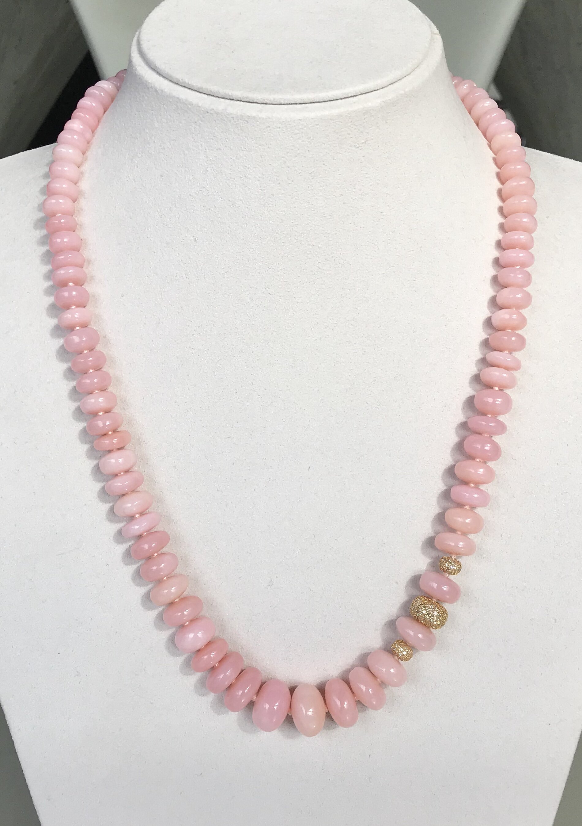 Jay King Pink Rhodochrosite Graduated Bead Necklace - 20739474 | HSN