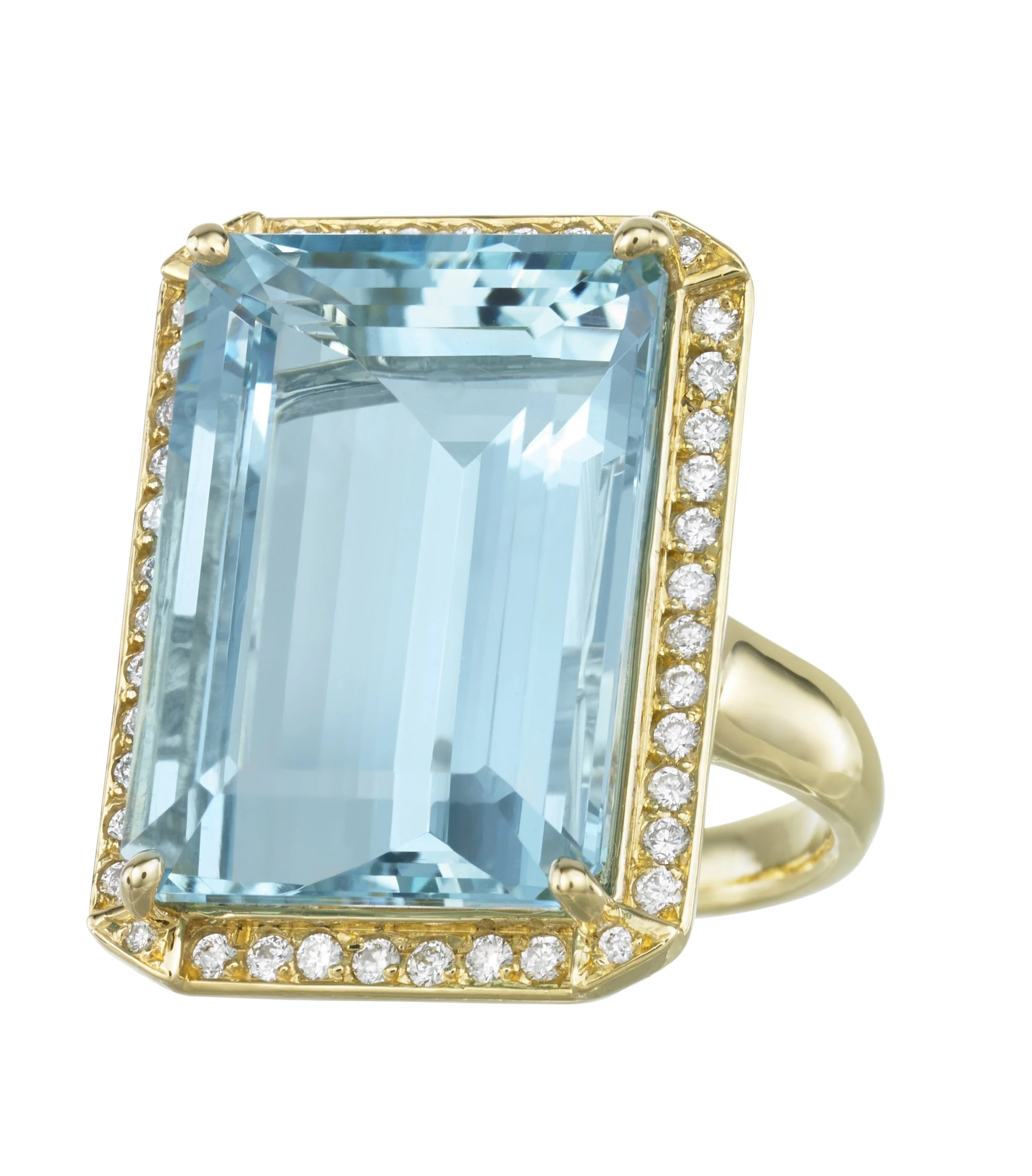 JOON HAN Large Emerald-Cut Aquamarine Ring with Diamonds.jpg