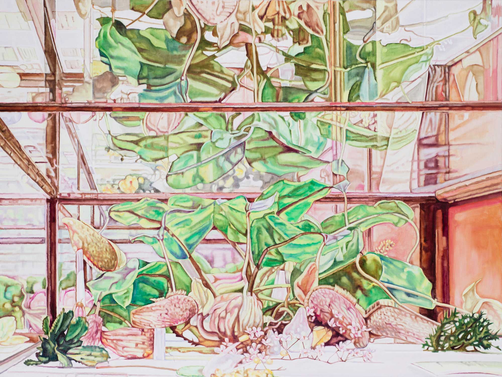   Big Jungle , 2014 122 x 163cm oil on linen 