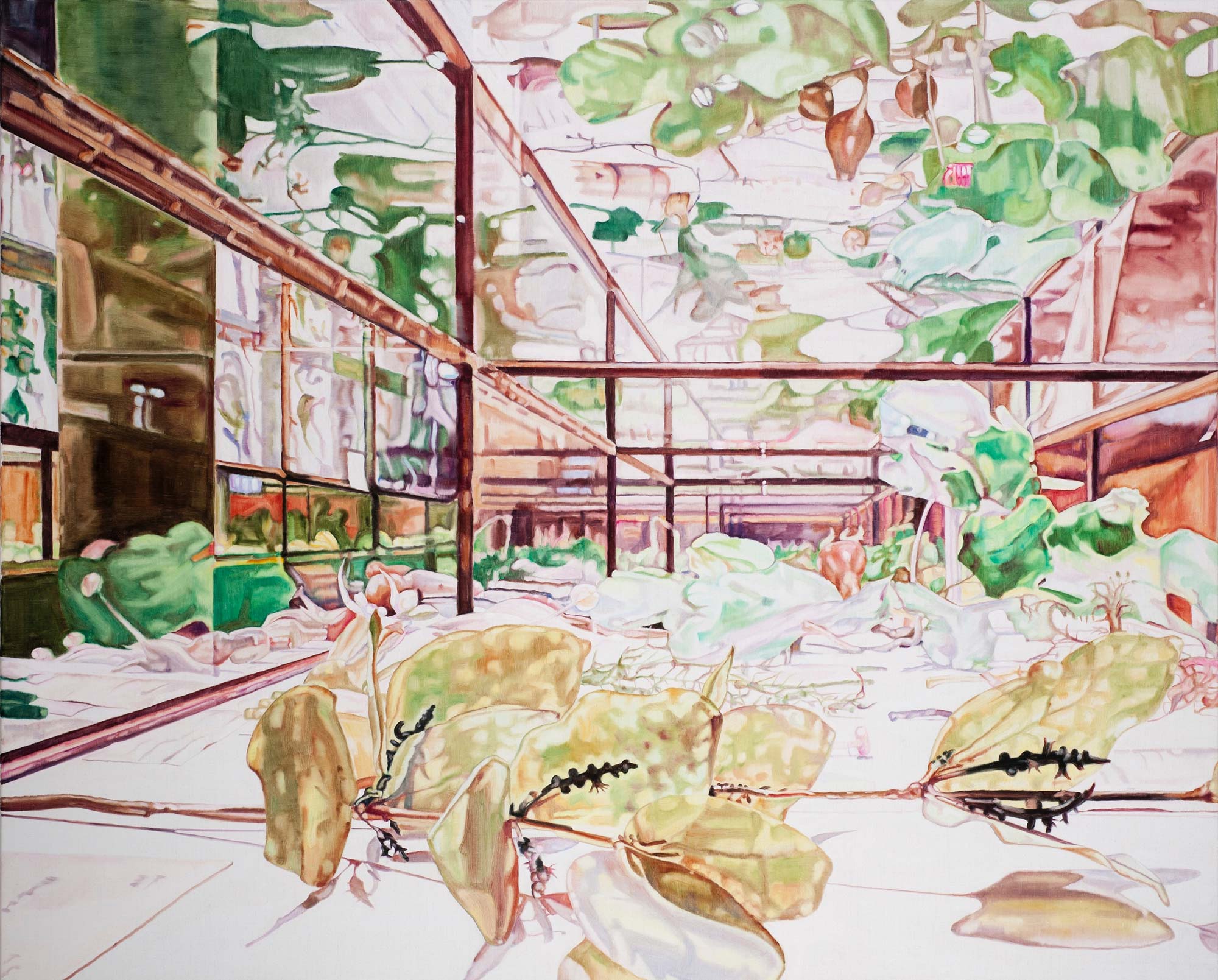   Glass Garden #18 , 2012 76 x 97cm oil on linen 