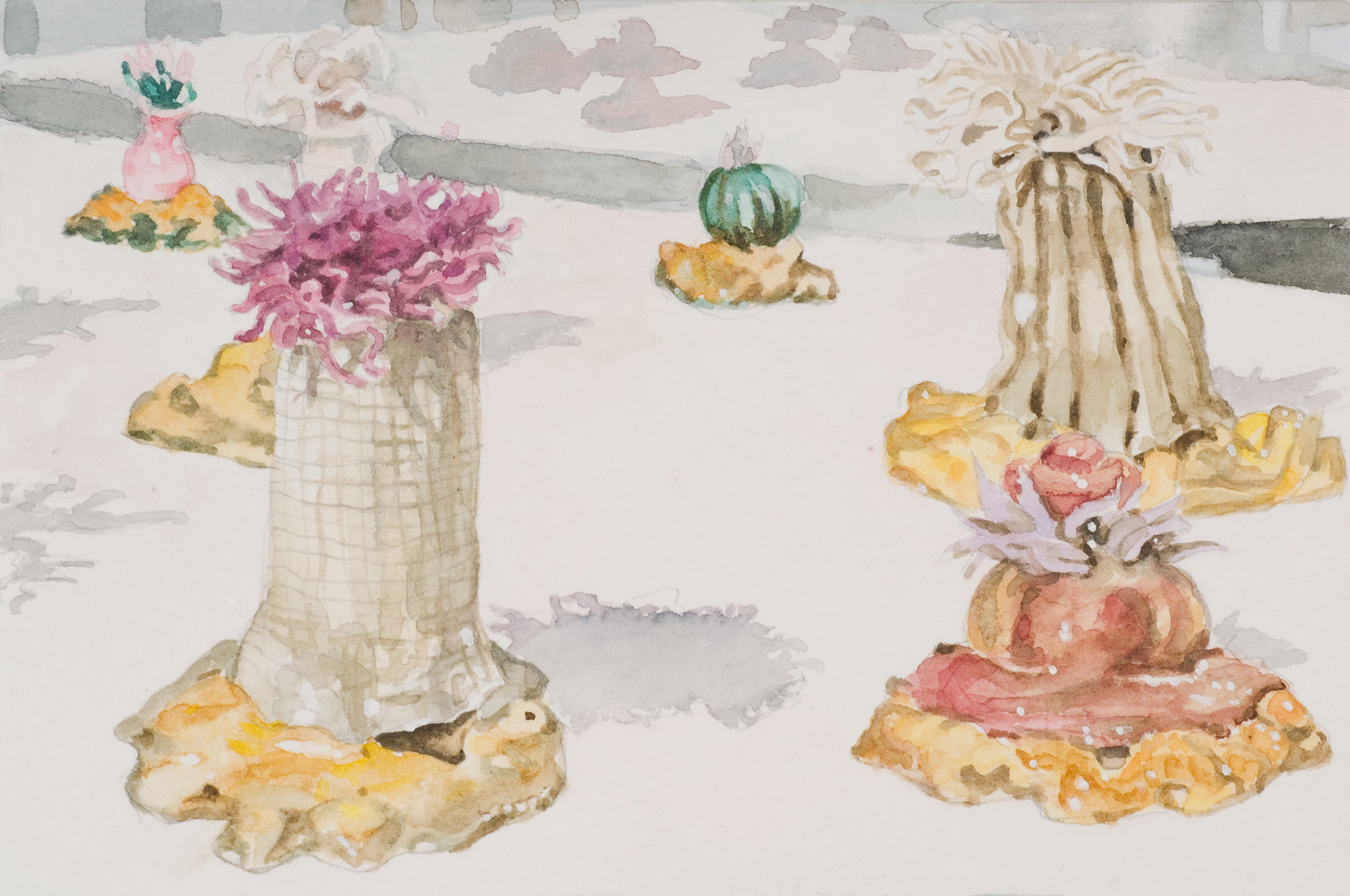   Glass Menagerie #3 , 2008 10 x 14.5cm watercolour 