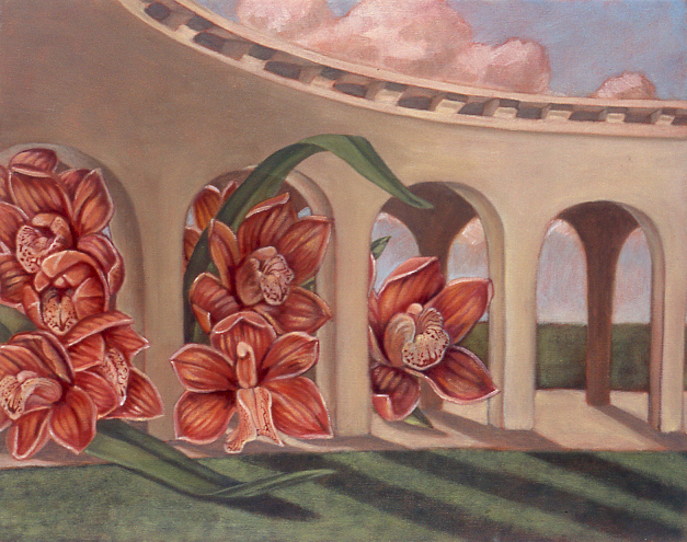   Loggia , 2004 41 x 51cm oil on linen 