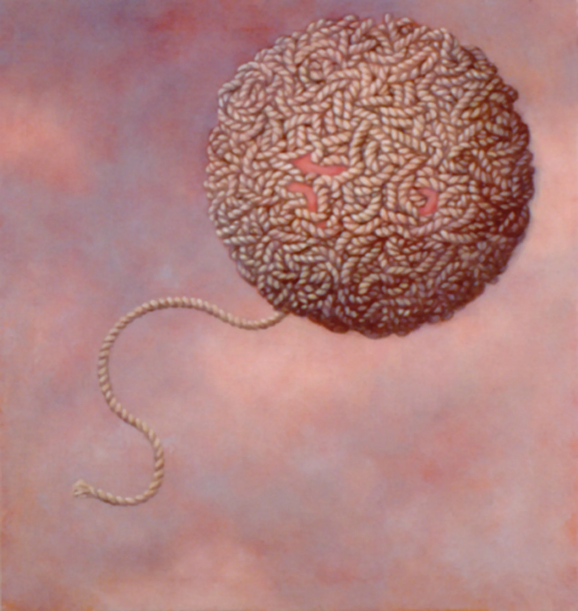Ball and Chain, 1997 70 x 70cm oil on linen