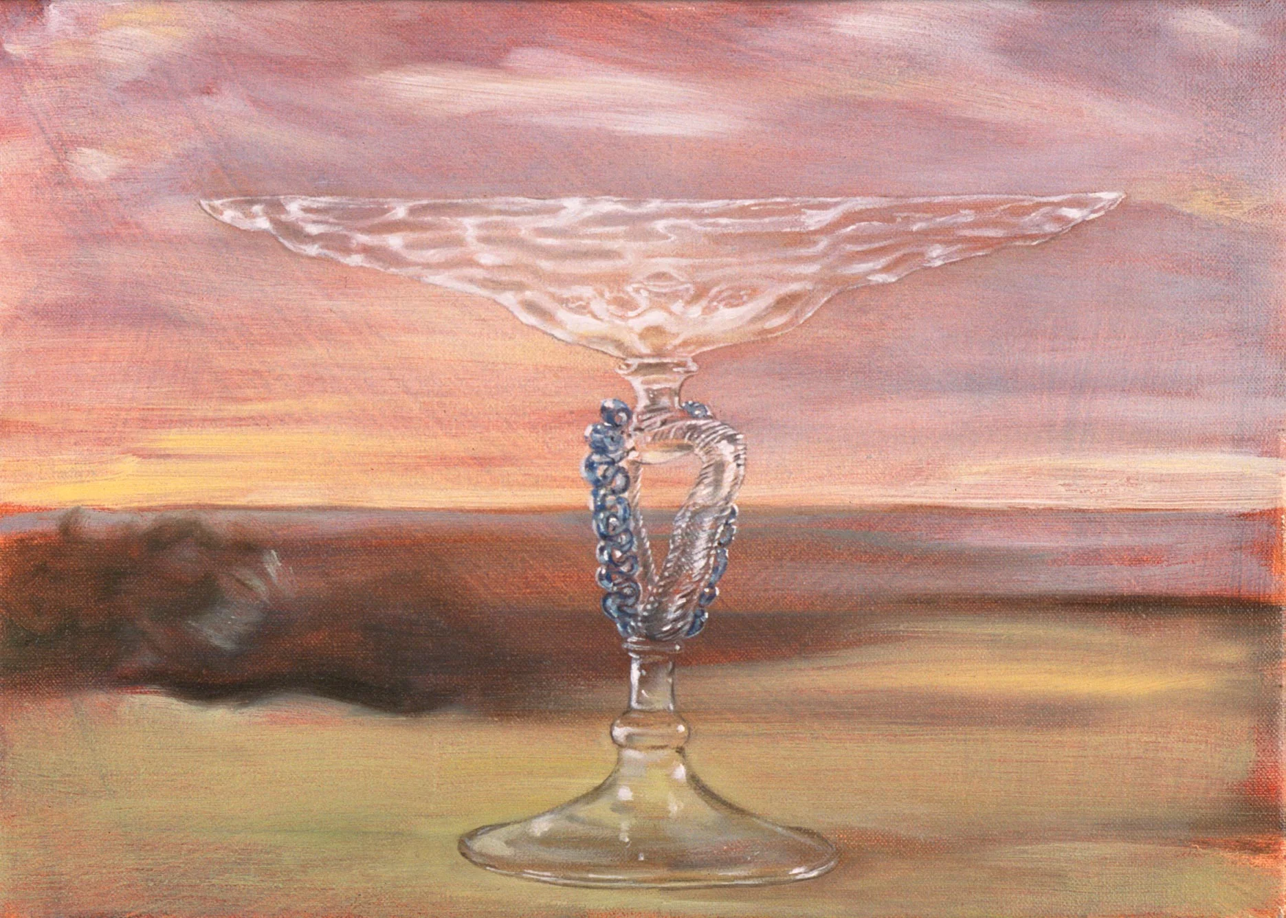 Big Venetian Glass , 2002 20 x 25cm oil on linen