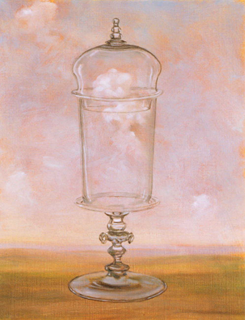   Glass with Lid , 2004 25 x 20cm oil on linen 