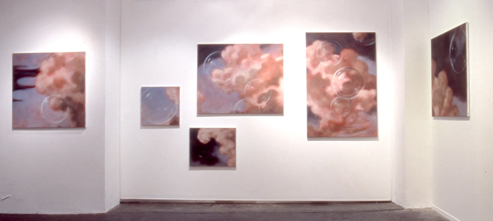 New Paintings (installation shot), 2002