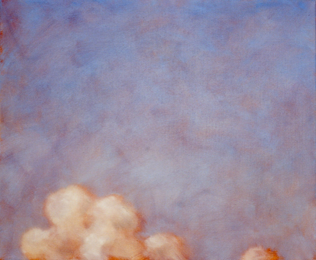  Looking Up  (detail), 1993 oil on linen 