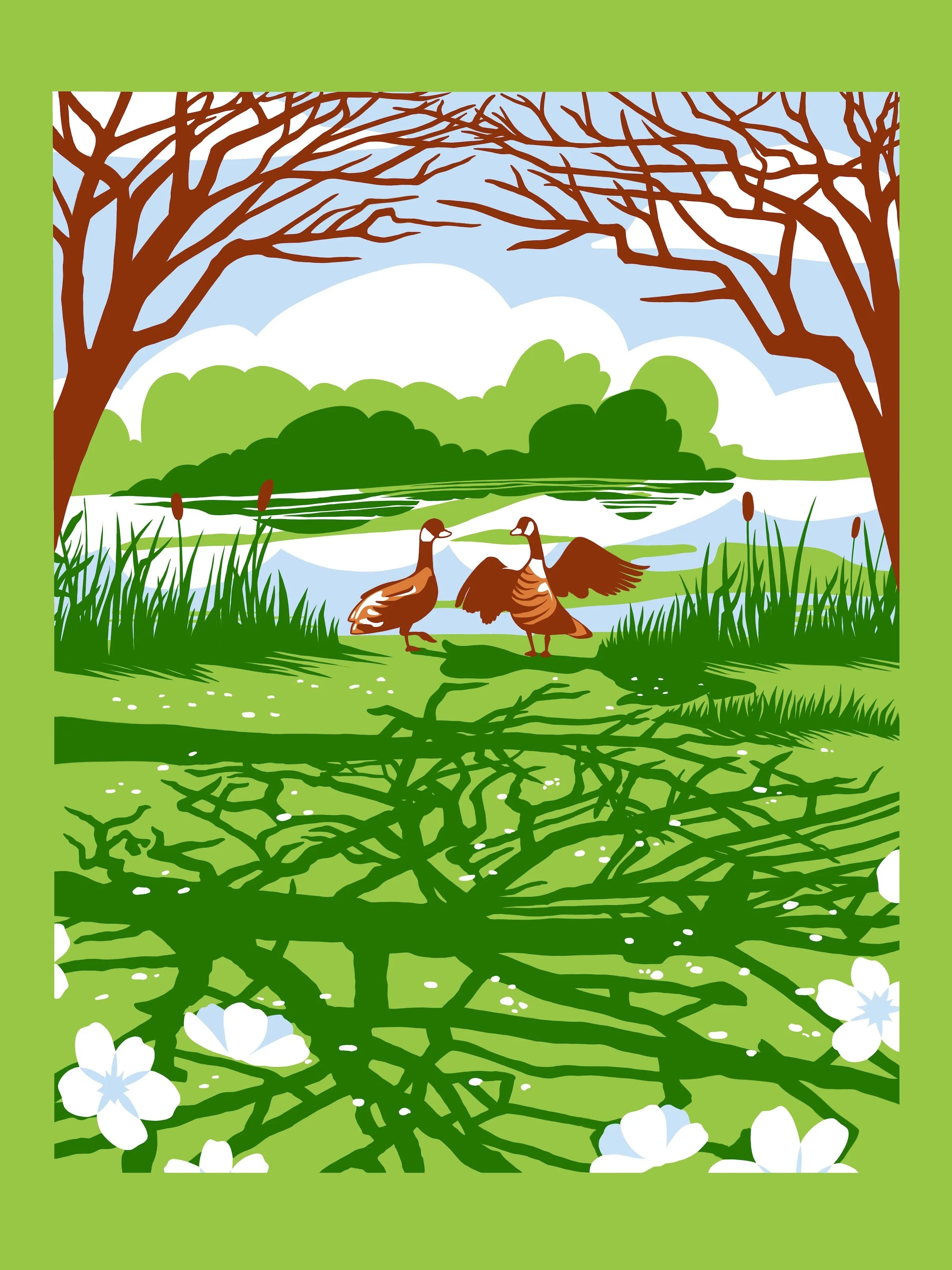 2025 Posters for Parks - Spring Shadows