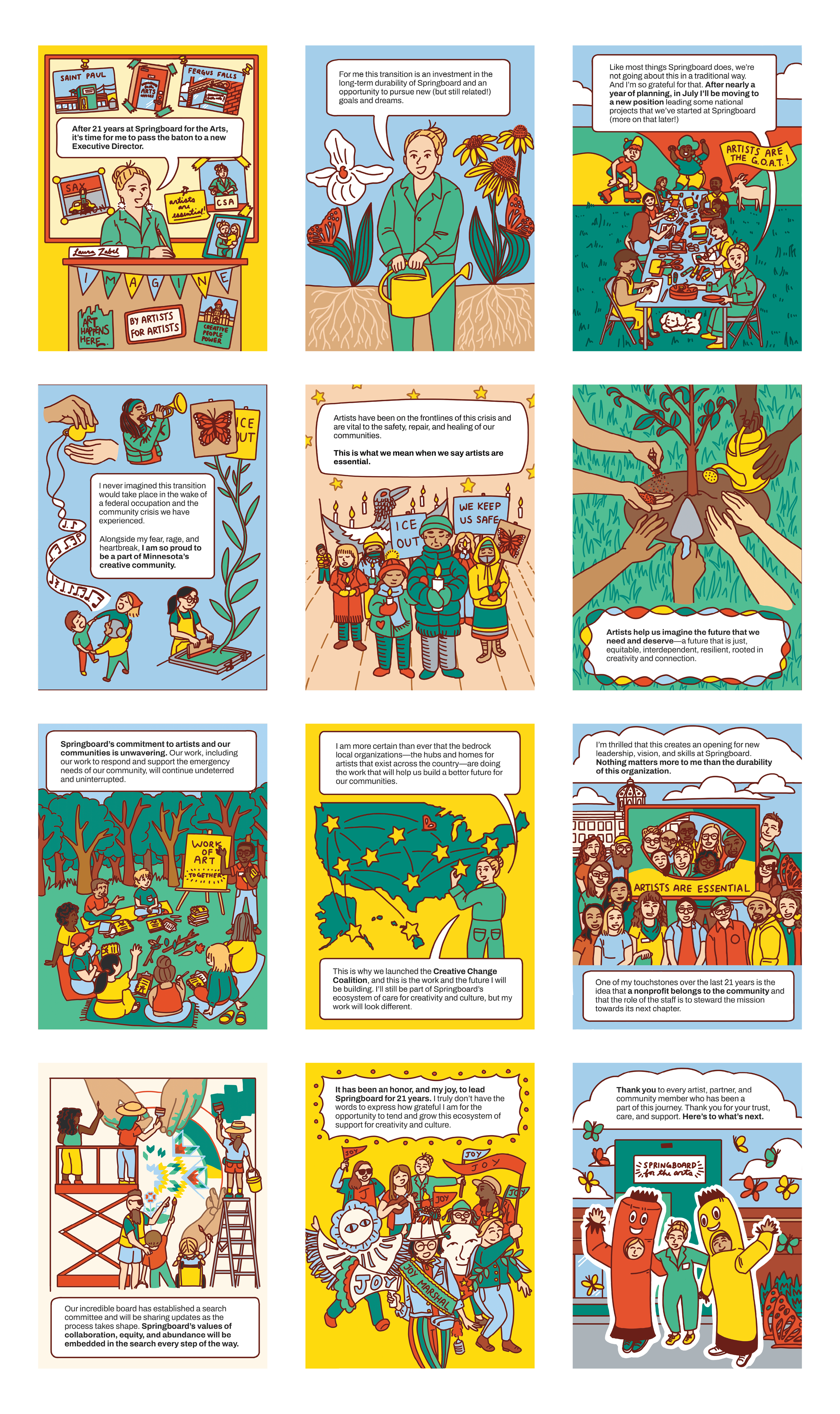 Springboard Executive Director Transition Graphics