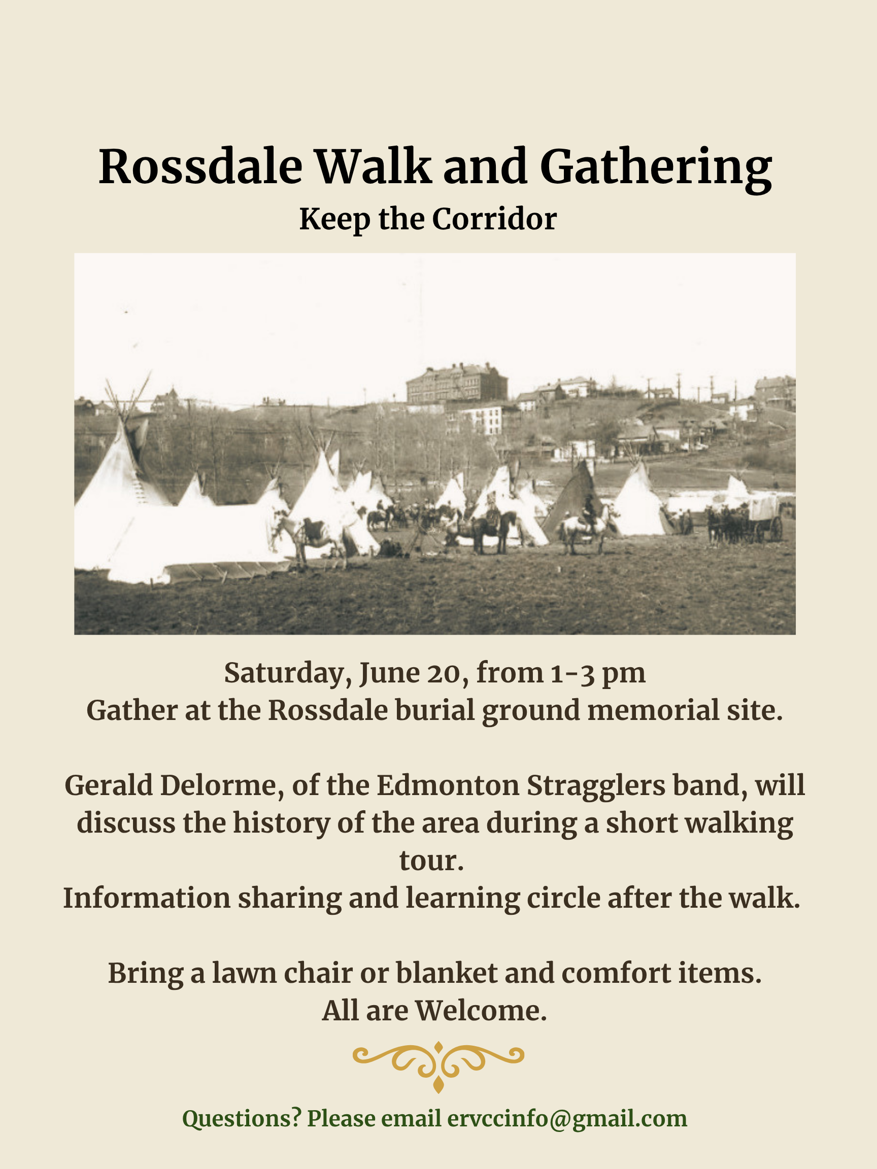 Rossdale Walk and Talk (Keep the Corridor)