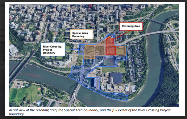 Scope Creep as the city methodically plans to commeriize the river front in Rossdale