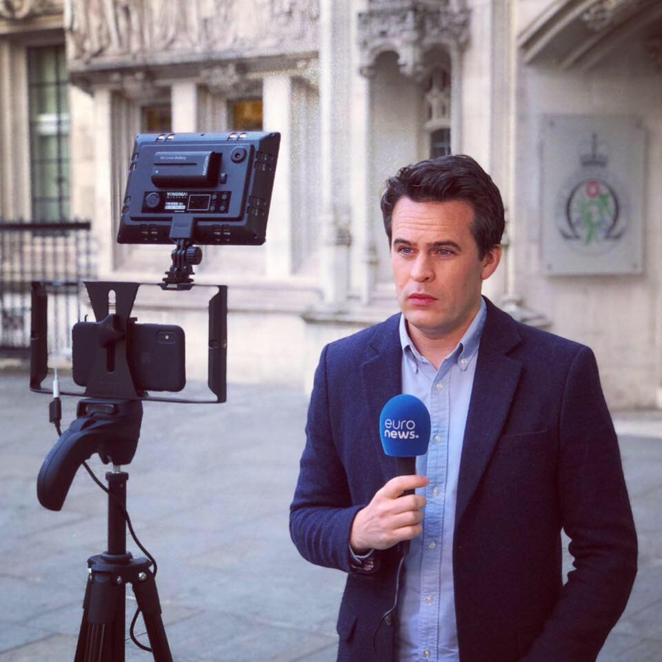 Broadcasting from the UK Supreme Court. 