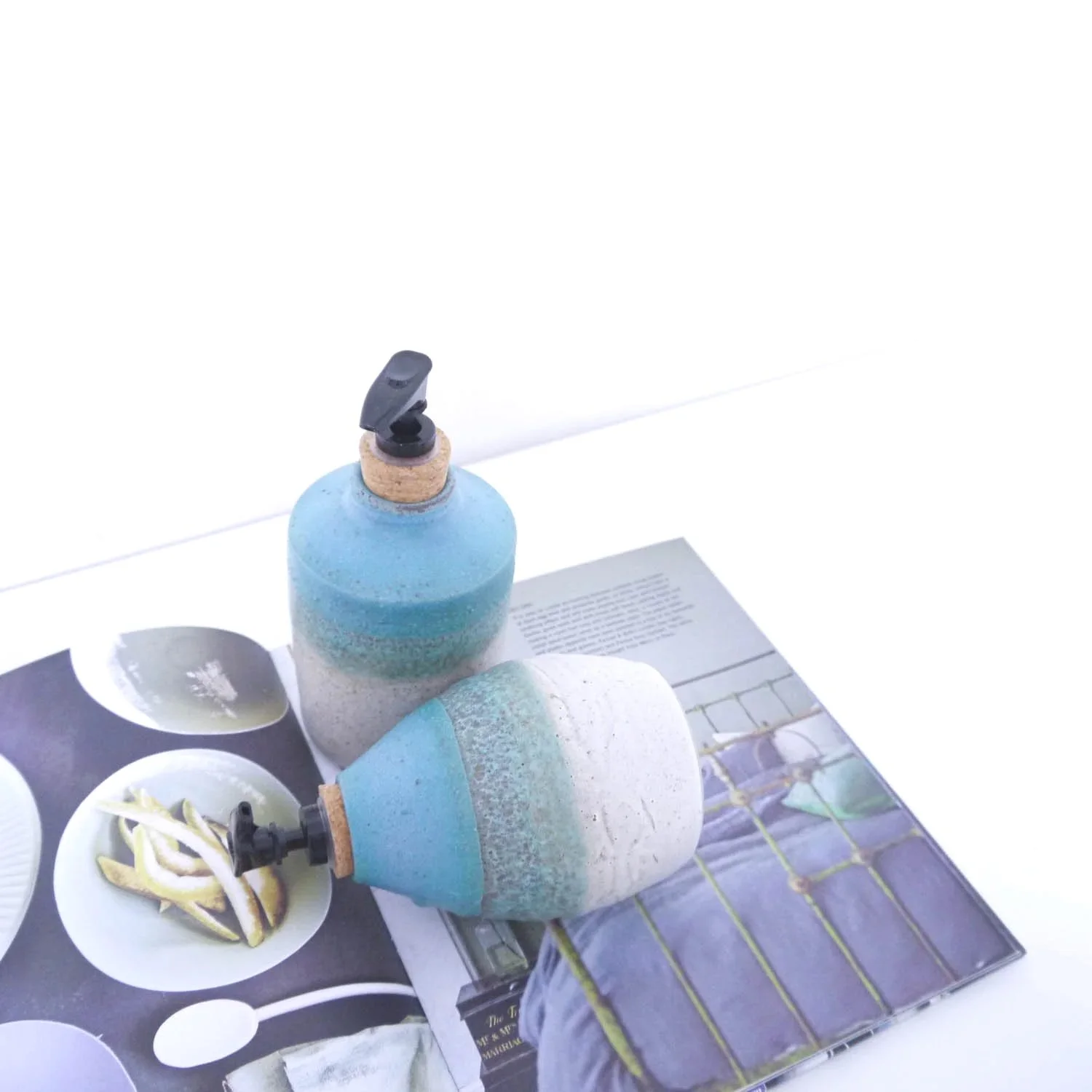 Soap Dispenser Blue Ice