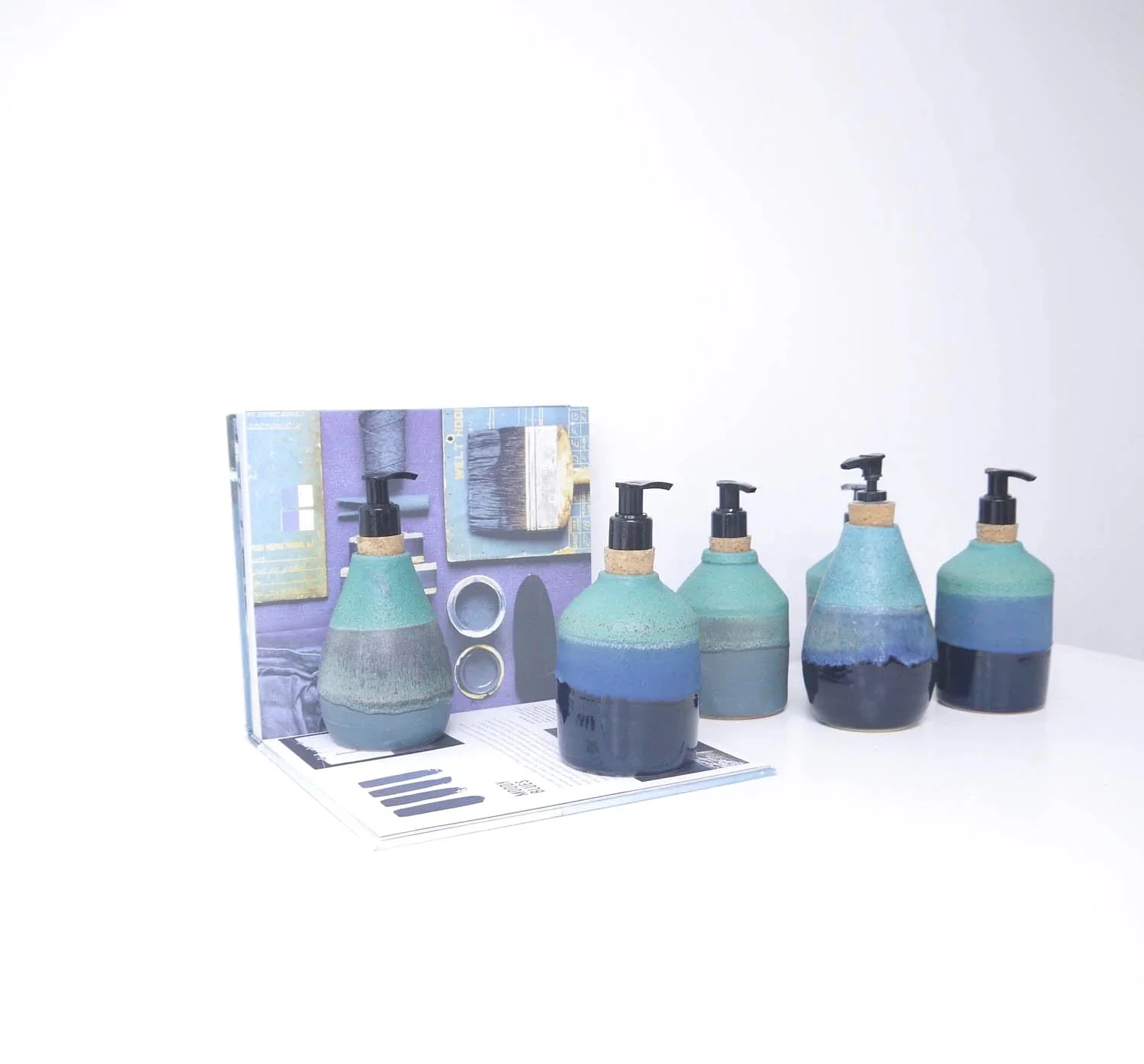 Soap Dispenser Indigo sea