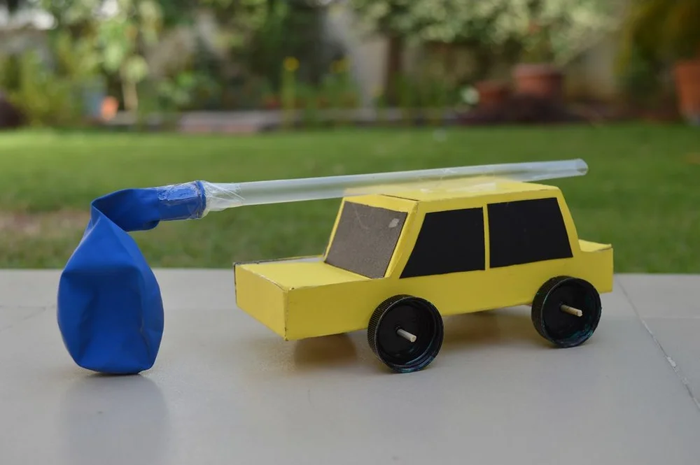 不知道共學玩甚麼 二 Glory老師來教你上科學課 簡單的空氣動力車