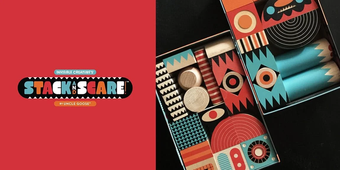 拚城堡飛機積木不夠看 ! 來用積木拚個大怪獸 -  Stack and Scare