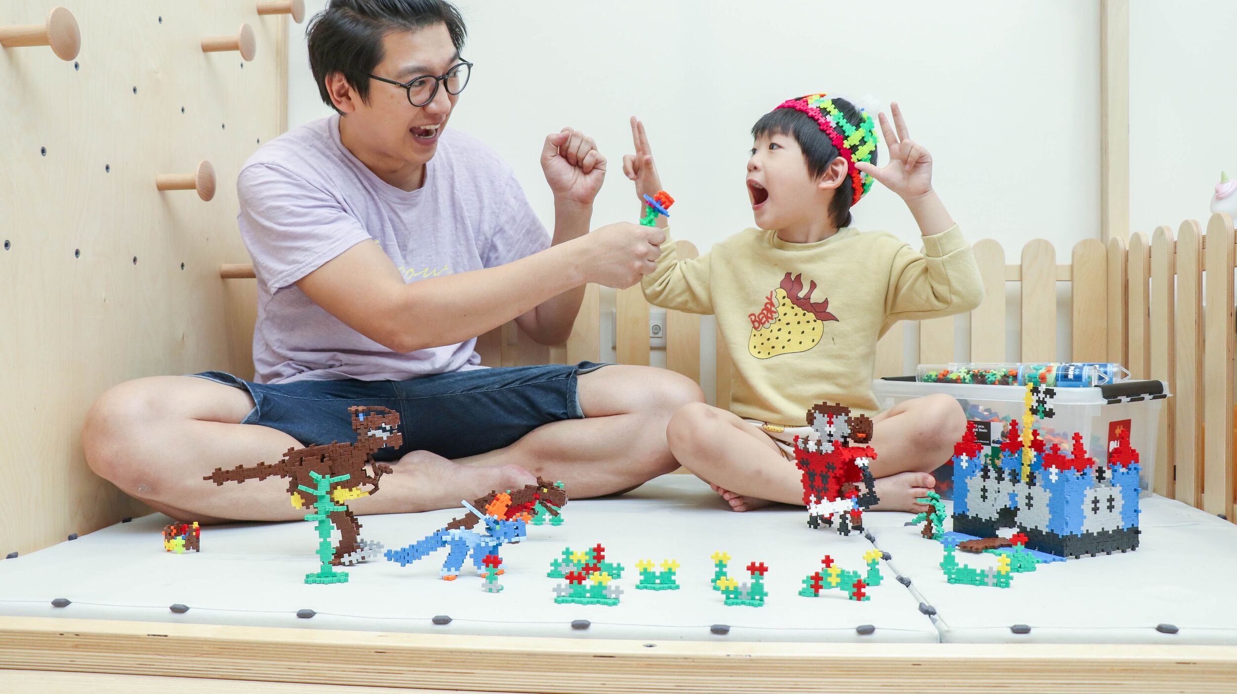 【玩具開箱】越玩越聰明、玩出3d創造力! 茜茜開箱丹麥plus-plus加加積木