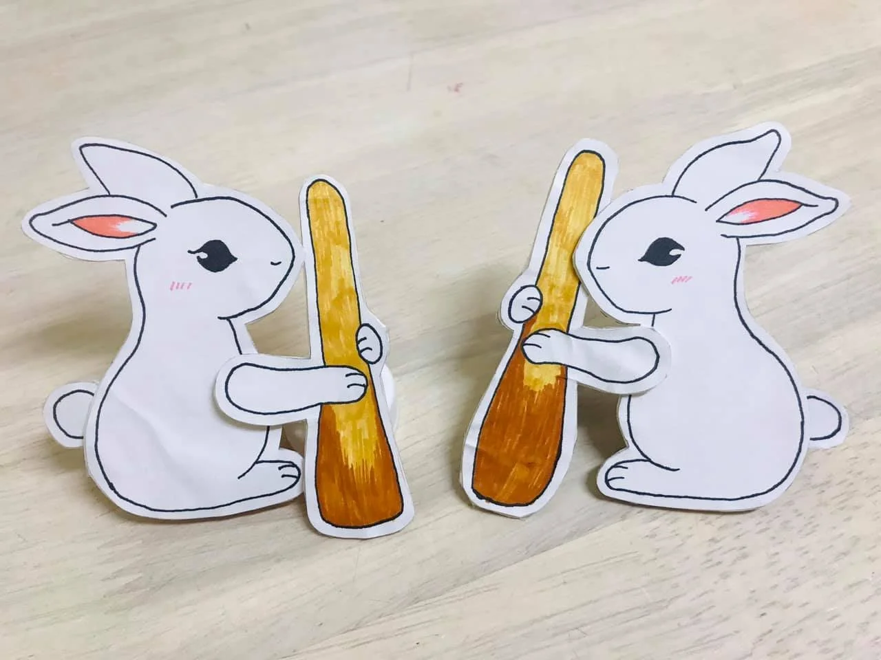 會搗藥的玉兔DIY!跟著Nyle一起做會動的中秋節玩具(免費下載)