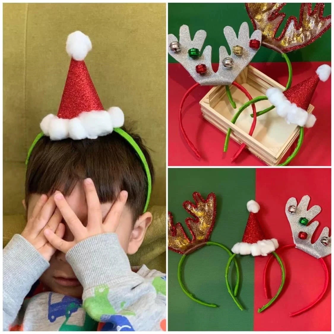 【免費圖檔】聖誕頭飾DIY