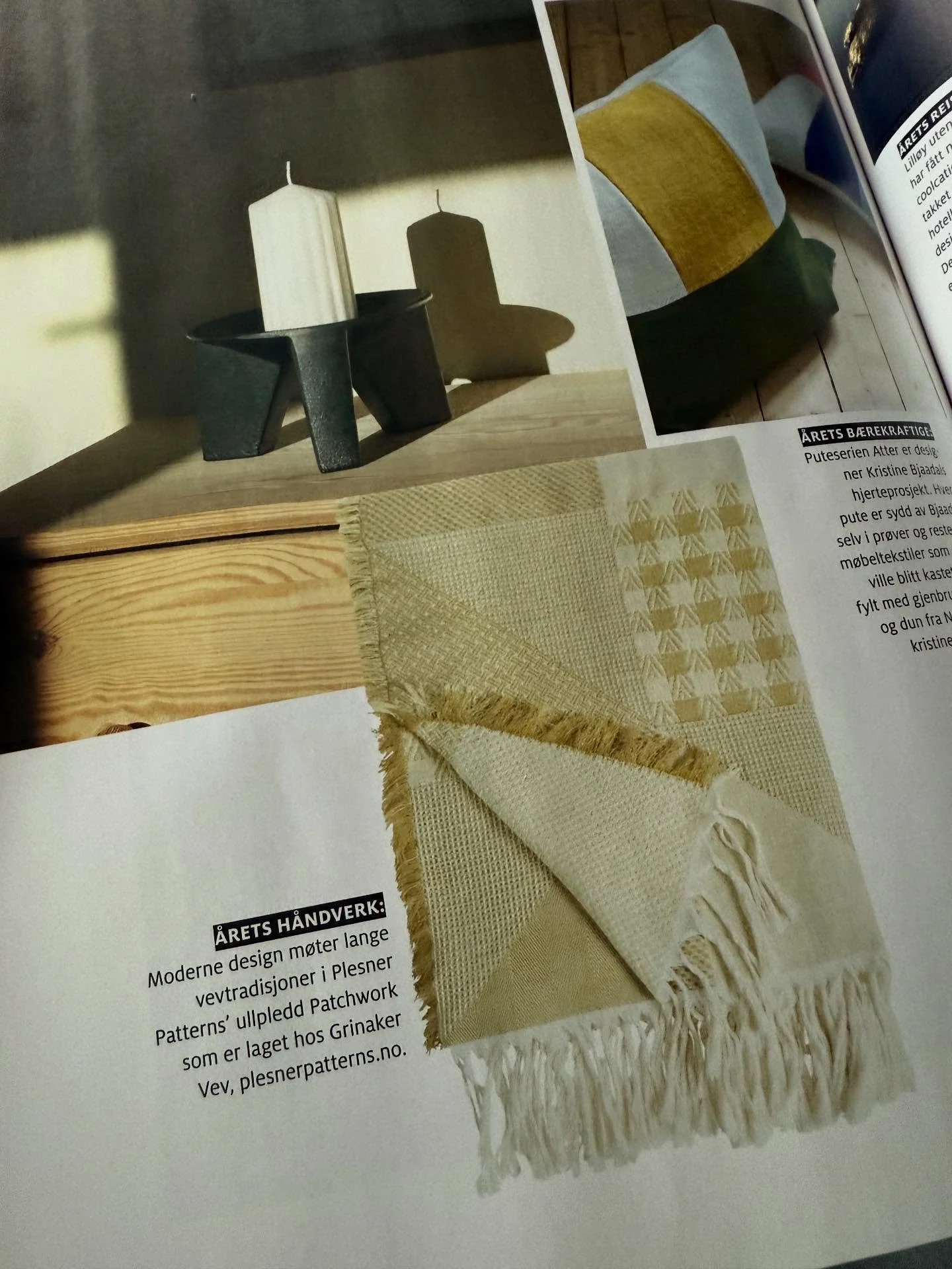 Tusen takk @bonytt for at Patchwork pleddet ble &laquo;&aring;rets h&aring;ndverk&raquo; i denne Helt p&aring; Topp artikkelen 🙏🤗

Patchwork pleddet hedrer nettopp det nitidige h&aring;ndverket alle v&aring;re for-m&oslash;dre har lagt ned i de kje