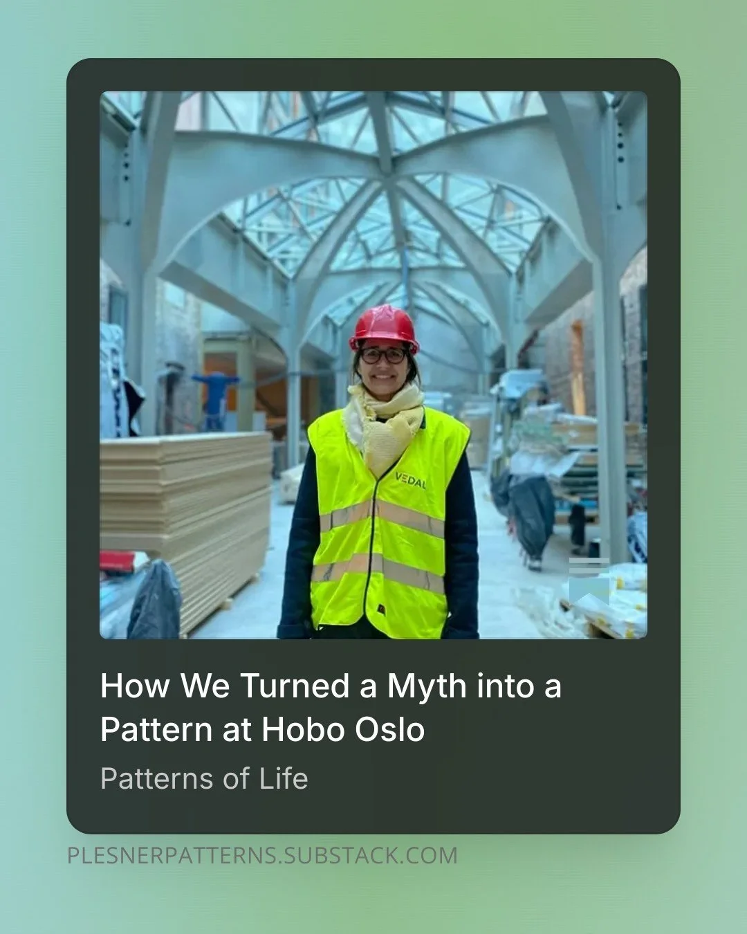 New on Substack: "Design, at its best, is storytelling without words."

My latest piece explores how design can hold the spirit of a place, turning imagination into pattern and narrative into space.

While working with @studio_aisslinger an