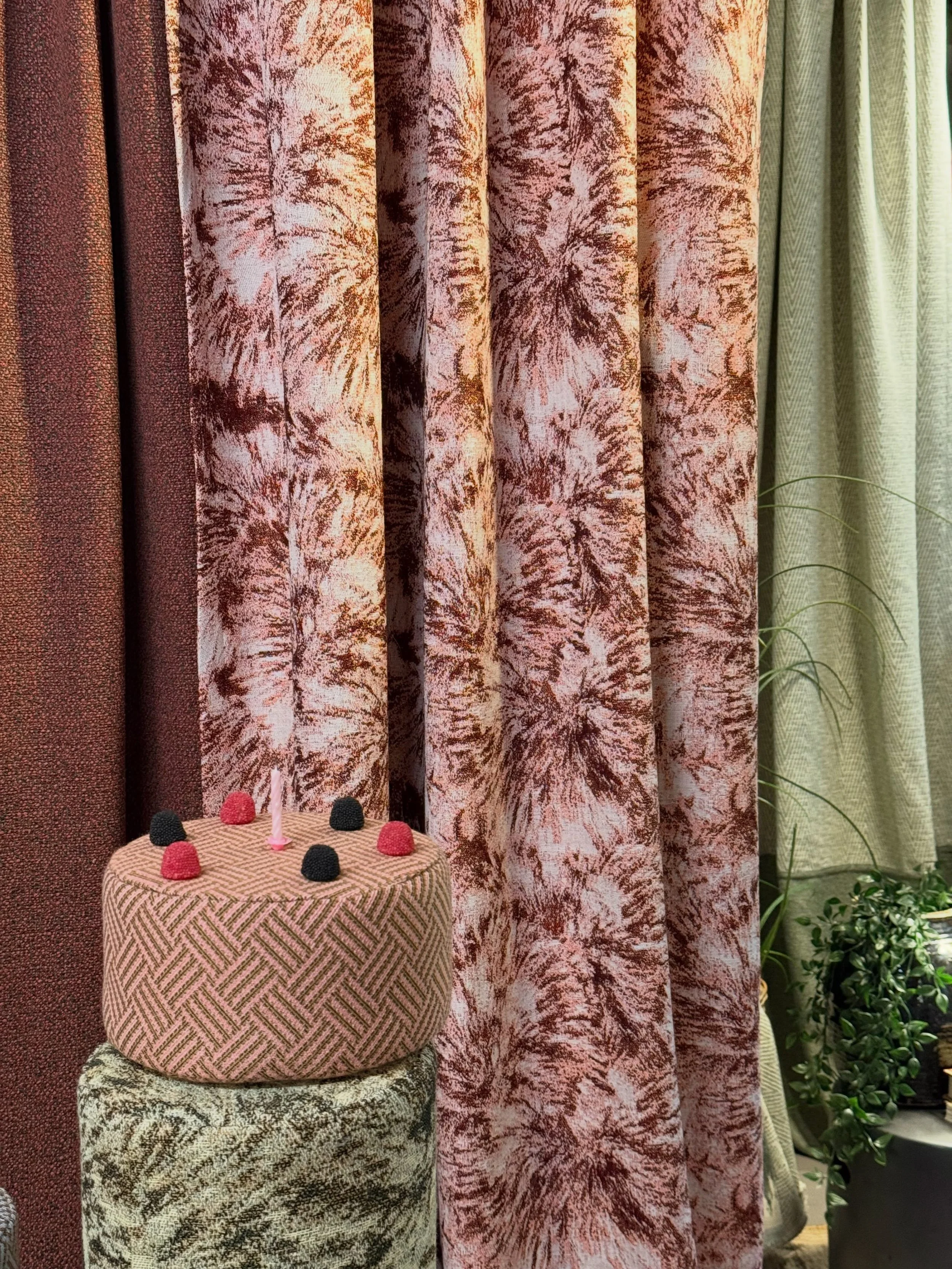 Presenting my textiles with @riisagentur at Oslo Fabric Fair today. A lot of great textile brands gathered at one place for interior architects and textile lovers to feel and see. 
@oslofabricfair