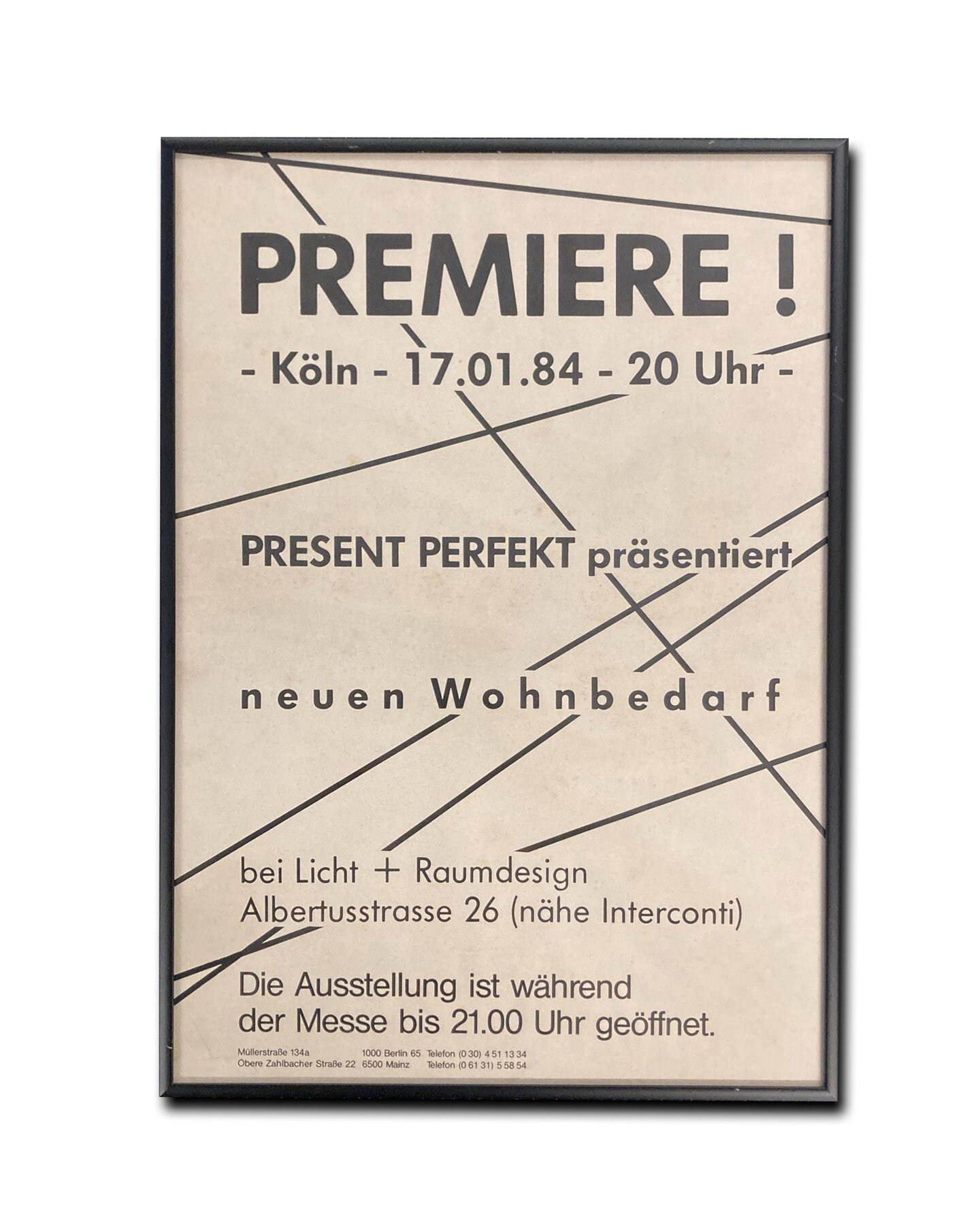 Heute auf den Tag vor 40 Jahren haben wir mit Present Perfekt unsere erste eigene Betten Kollektion in K&ouml;ln auf der M&ouml;belmesse vorgestellt. Wir haben mit dem Auftritt die ersten Futon-Betten in Deutschland gebaut und verkauft.