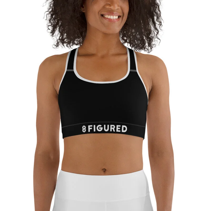 8 Logo Sports Bra (Avail in 3 colors)