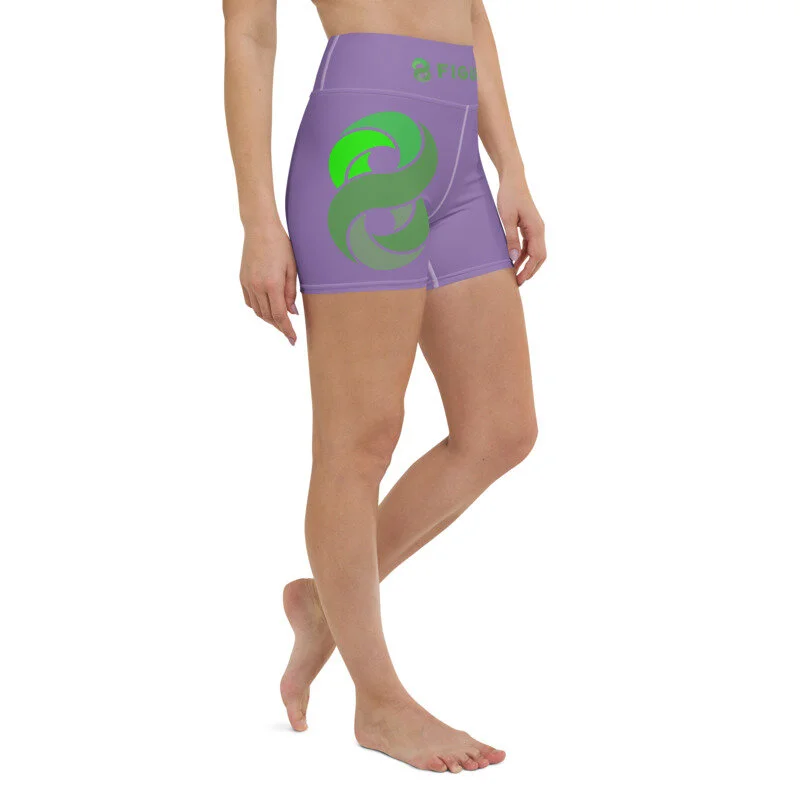 8 Classic Logo Yoga Shorts (Purple)