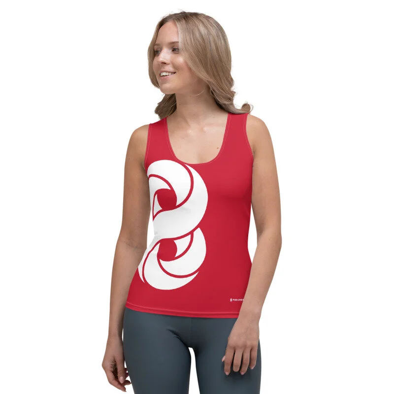 8 Classic Logo All Over Tank (Red)