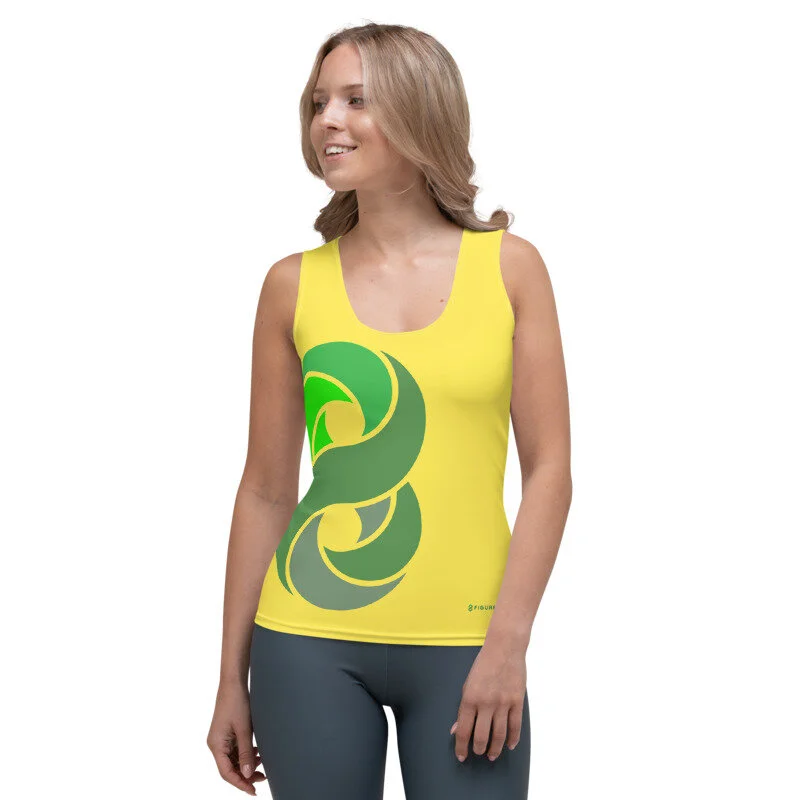 8 Classic Logo All Over Tank (Yellow)