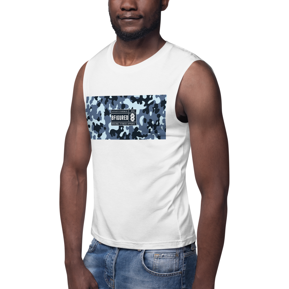 Camo 8Figured Muscle Shirt (Avail in 3 colors)