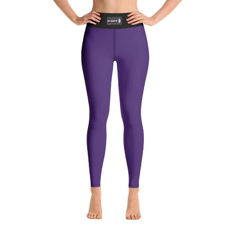 8 Figured Performance Yoga Leggings (Avail in 3 colors)