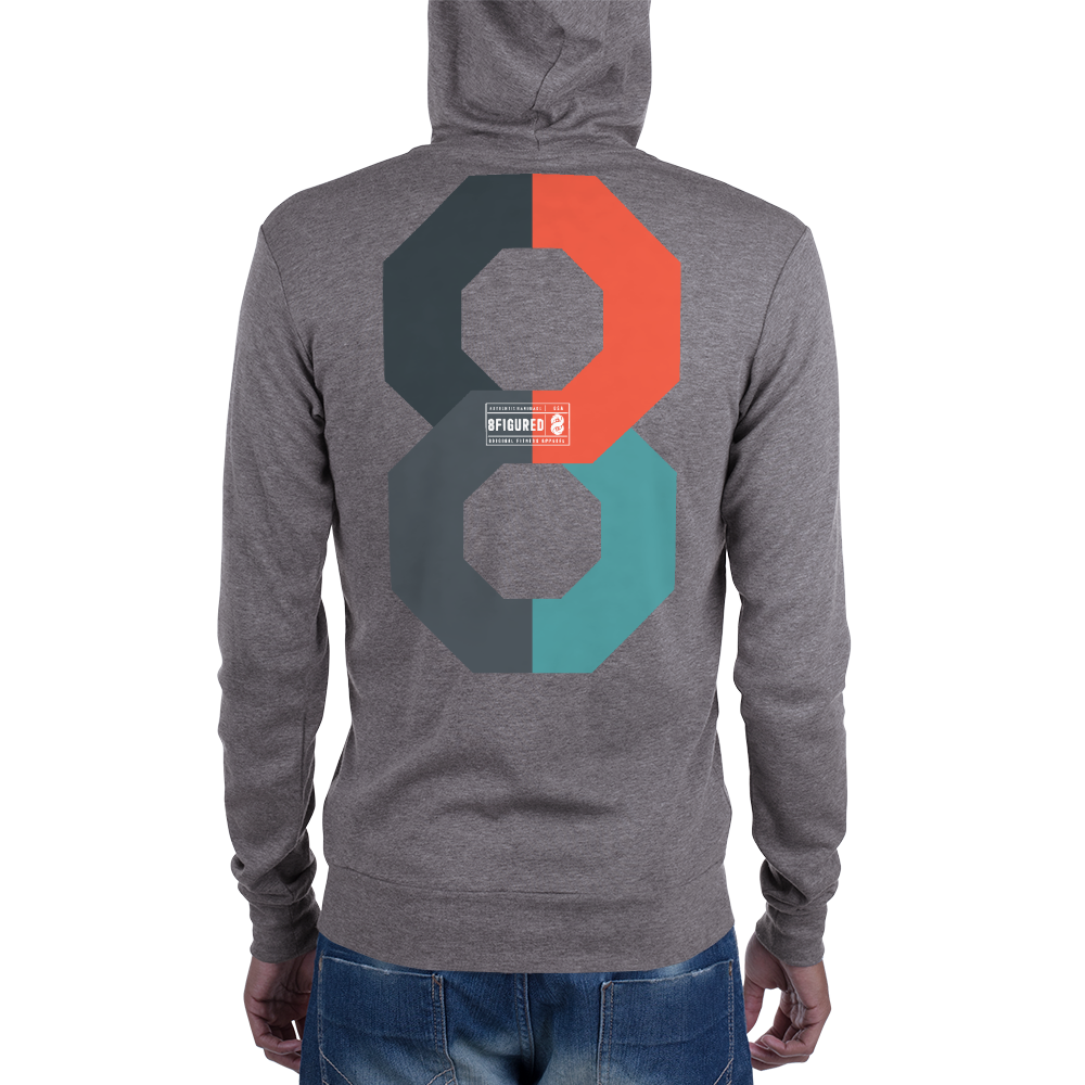 8Fig Triblend Zip Hoodie  (Avail in 2 colors)