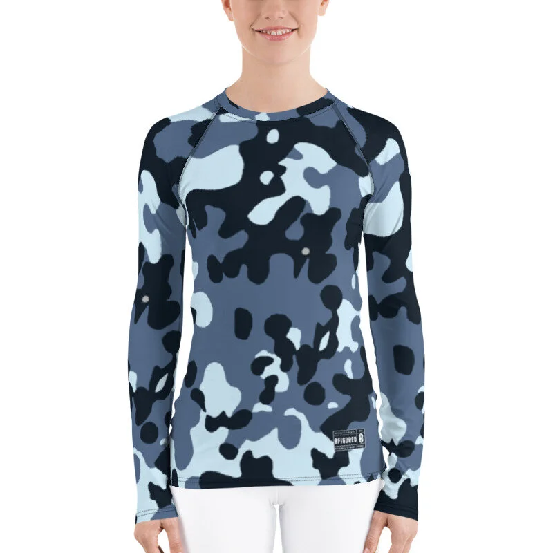 8Figured Fitted Camo Rash Guard
