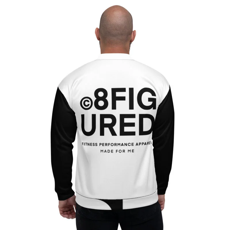 8Figured Unisex Back logo Print Bomber Jacket (Avail in 3 colors)
