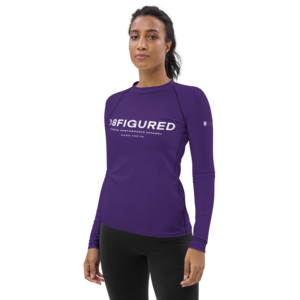 8Figured Classic Women's Rash Guard (Purple)