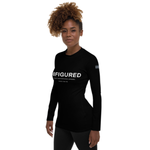8Figured Classic Women's Rash Guard (Black)