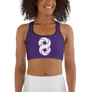 8Figured Classic Sports Bra (Purple)