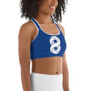 8Figured Classic Sports Bra (Blue)