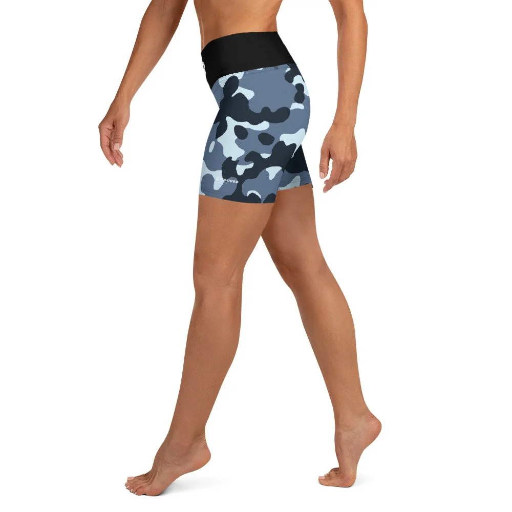 8Figured Camo Blend Yoga Shorts