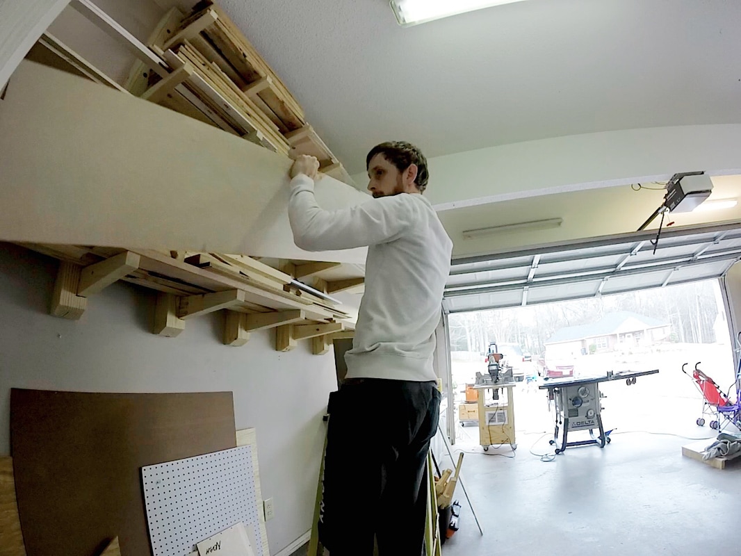 I missed getting a picture of breaking down the 4x8 ft. sheet of 1/2" birch ply into 12" rips, but I start every cajon with one of these 8' long pieces