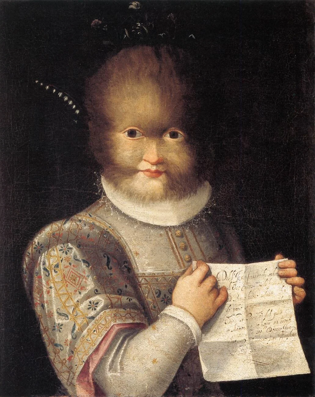 Antoaneta Gonsalvus, portret Levinije Fontane
