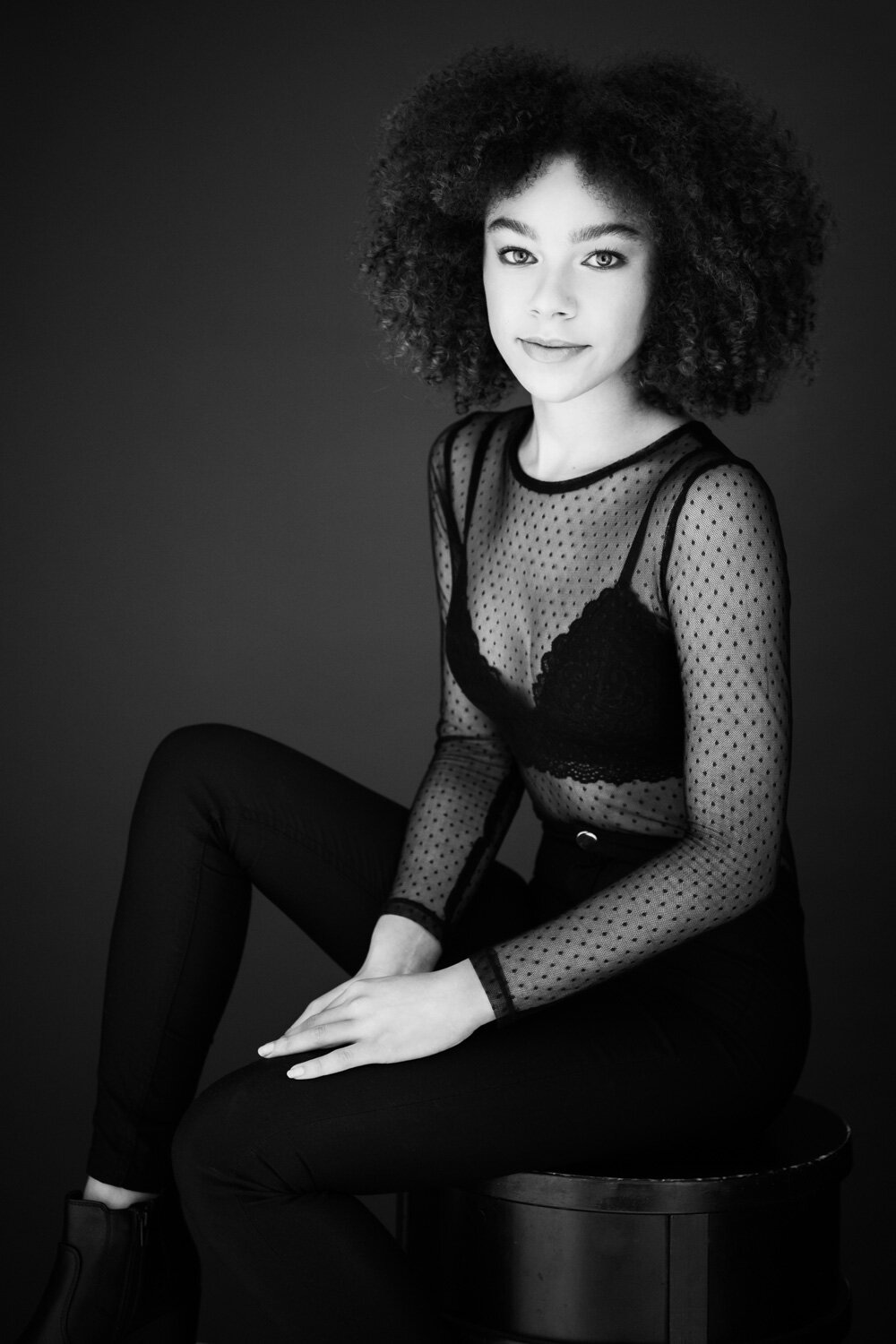 Ik kon met een enkele klik deze prachtige zwart-wit foto maken!