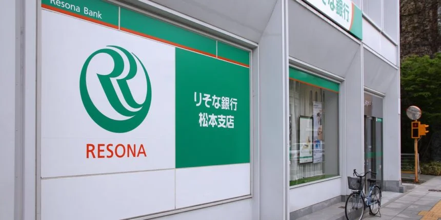 Image Credit: Resona Bank branch image via Shutterstock